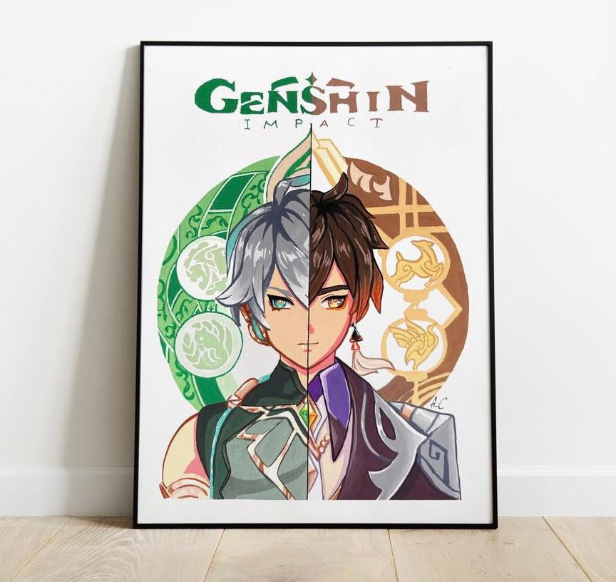 wydruk Genshin Impact-Plakat