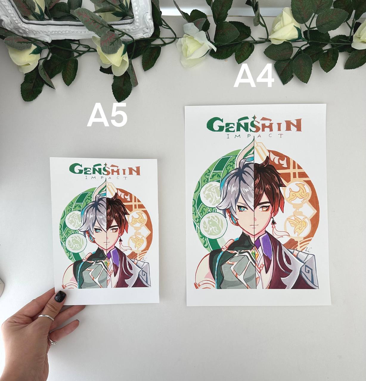 wydruk Genshin Impact plakat