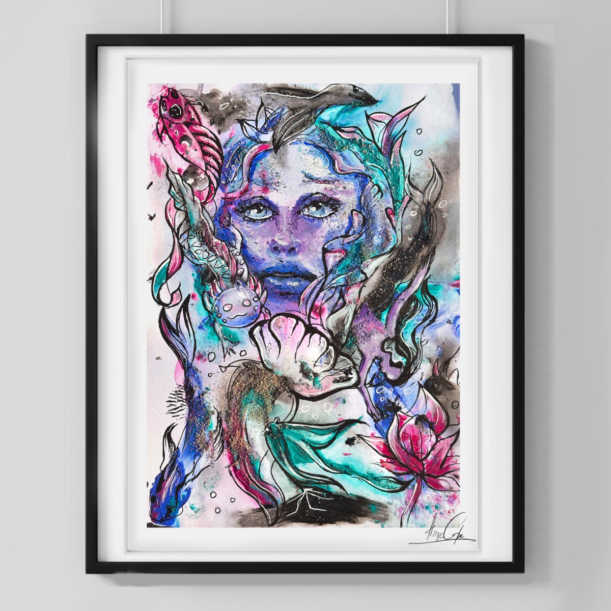 Ocean eyes (print, poster)